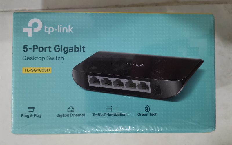 پک دوتایی سوییچ ۵ پورت گیگ TP-Link SG1005D