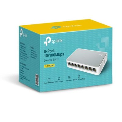 سوئیچ شبکه TP-Link LS1008 8-Port ا TP-LINK LS1008 8Port Desktop Network Switch