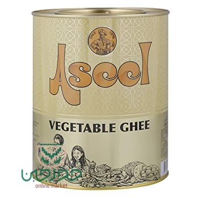 روغن سبزیجات اصیل Aseel جامد وزن ۴ کیلو گرم