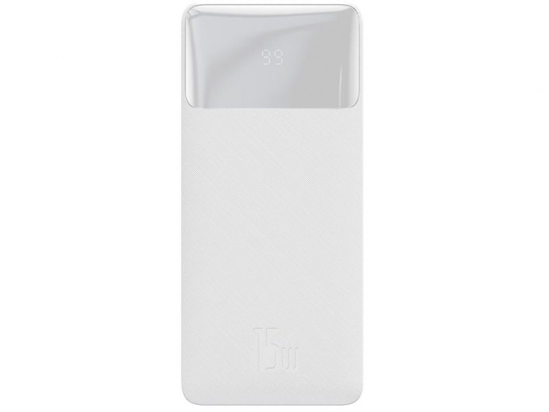پاور بانک شارژ سریع 15 وات بیسوس Baseus Bipow Digital Display 10000mAh Power Bank PPDML-I01