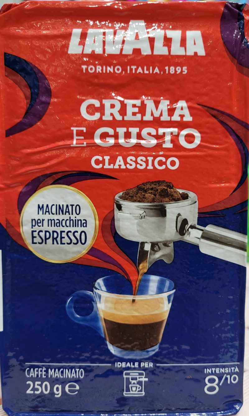 قهوه Lavazza کرم گوستو ۲۵۰ گرمی crema e gusto