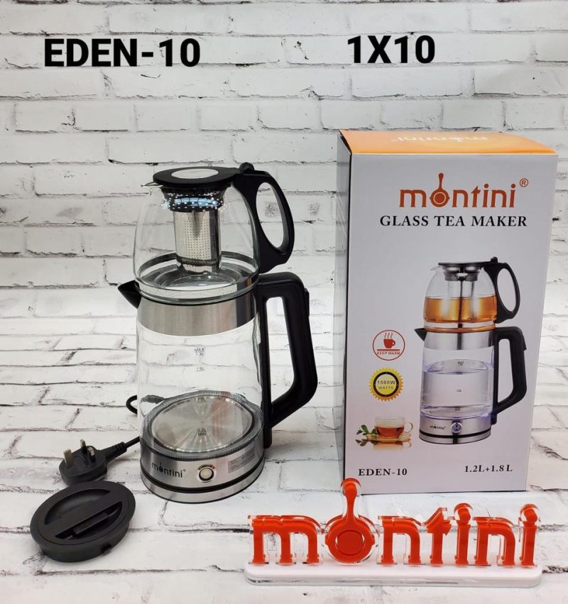 سماور شیشه ای مونتینی مدل : EDEN_10