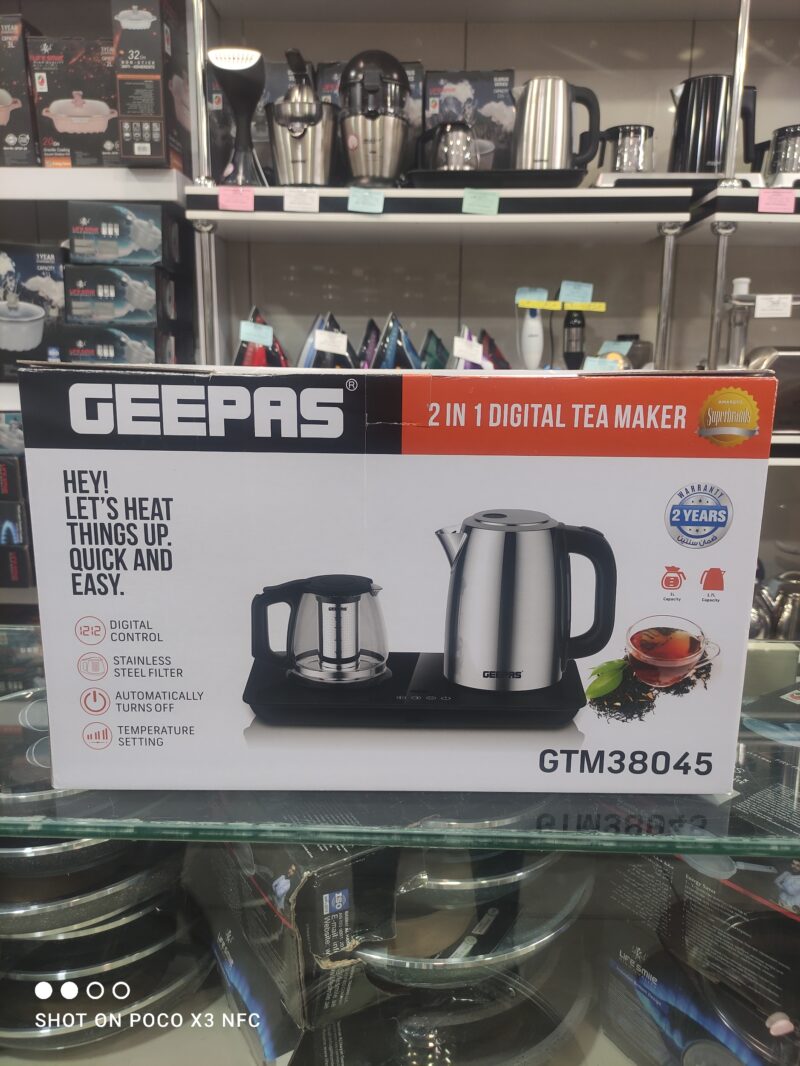 چایی ساز صفحه ای استیل جیپاس مدل : GTM38045